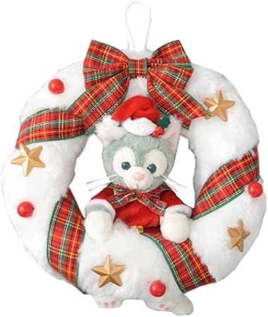 Amazon 11 2 ダッフィー の クリスマス 16 リース ジェラトーニ クリスマス 飾り ツリー オーナメント グッズ ディズニー シー限定 リース おもちゃ