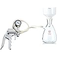Dinglab,500ml,Filtration Buchner Funnel Kit,Suction Flask,Handle Vacuum Pump,Filter Paper