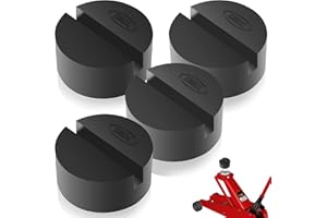 DEDC Floor Jack Pad Universal Jack Stand Rubber Pinch Protector Car Adapter 4 Packs, Oil Change Mush Haves, Change Tire Repair Tires Oil Must Have, for Car SUV Truck Pickup Sedan MPV Wagon