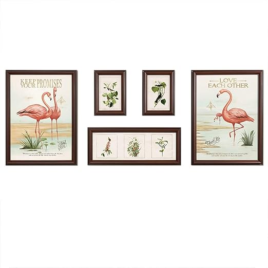 Pintura Creativa Marco De Madera Solida Foto Decoracion De La