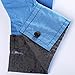 Men's Casual Slim Fit Formal Western Work Contrast Long Sleeve Button Down Shirts