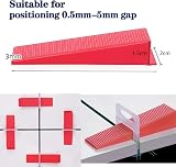 QTACIE Tile Leveling Wedges 200 Pcs Reusable Wall Floor Ceramic Stone view 4