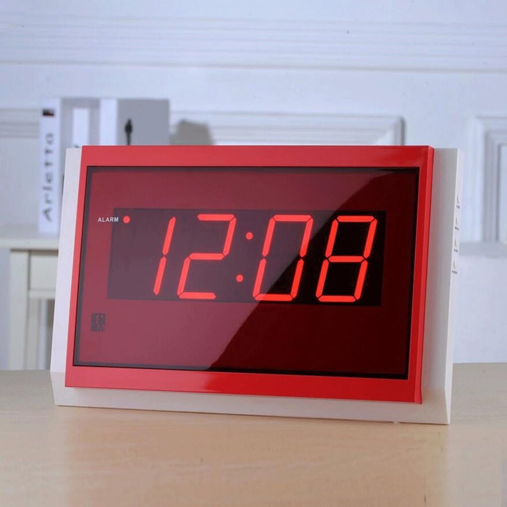 LED Remote Control Digital Alarm Clock, Muted Luminous