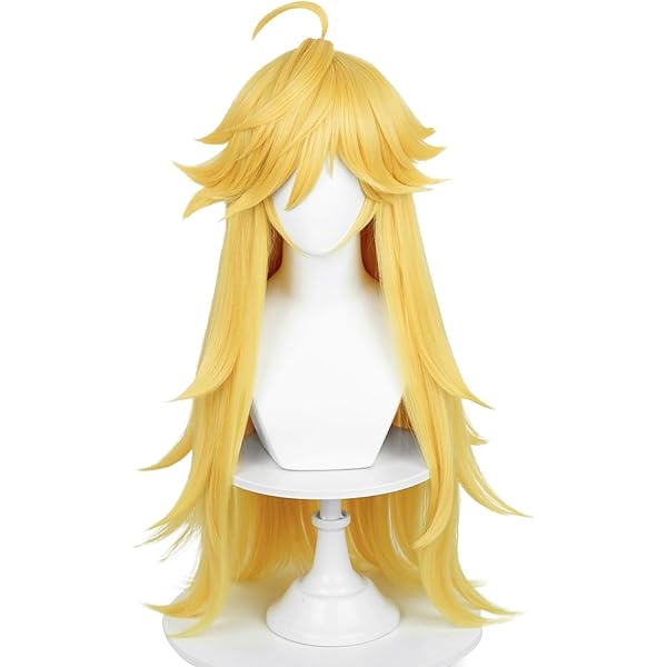 Amazon.com : OSIAS Misa Amane Wig Long Golden With Pigtails