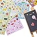 Sinceroduct Stickers Assortment Set Collection for Kids, Total 1800 PCS for Craft Scrap-Booking, Great Present Idea for Children, Including Animals, Hearts, Balls, Birds,and More