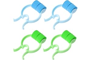 Stop Nosebleeds Epistaxis Clip, 4 Pcs Foam Nose Clips Bleed Stopper Nasal Clip for Emergency or Accident (Blue and Green)