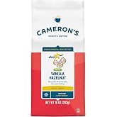 Cameron's Coffee Decaf Vanilla Hazelnut Flavored Ground Coffee, Light Roast, 100% Arabica, 10-Ounce Bag, (Pack of 1)
