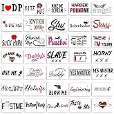 105 PCS Temporary Tattoos for Adult,Fake Tattoos,Funny Tattoos for women | Long-lasting and easy to use,Funny Adult Game Makeup Decoration