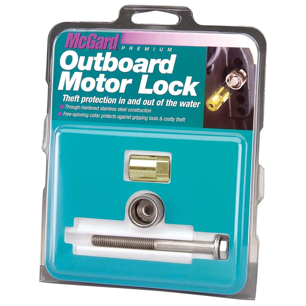 McGard 74049 Marine Single Outboard Motor Lock Set (5/16"- 18 Thread Size) - Set of 1