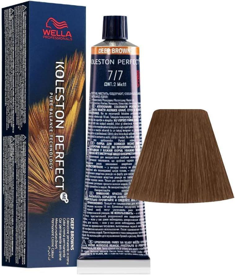 Wella Koleston Perfect Me+ 7/7 Medium Blonde Brown 60ml Deep Browns