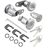 Ignition/Door/Trunk Lock Set Fit for Ford Mustang 1967 1968 1969 Replace C7AZ-6222050-MK