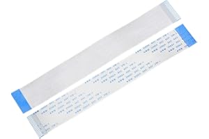 uxcell Flexible Flat Cable,150mm 1mm Pitch 20 Pins FPC FFC Flexible Ribbon Cable for LCD TV Car Audio DVD Player 10Pcs (B Type)