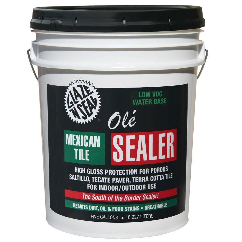 Photo 1 of Glaze 'N Seal Olé Mexican Tile Sealer, 5 Gallon (164)