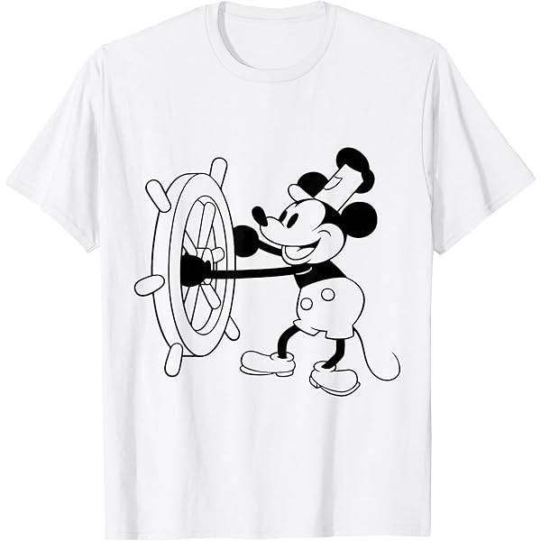 Amazon.com: VarieTees Steamboat Willie - All Time Classic Mickey  