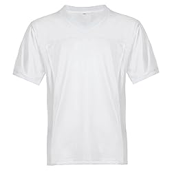 Aumudle Men Blank Plain Football Jersey Practice