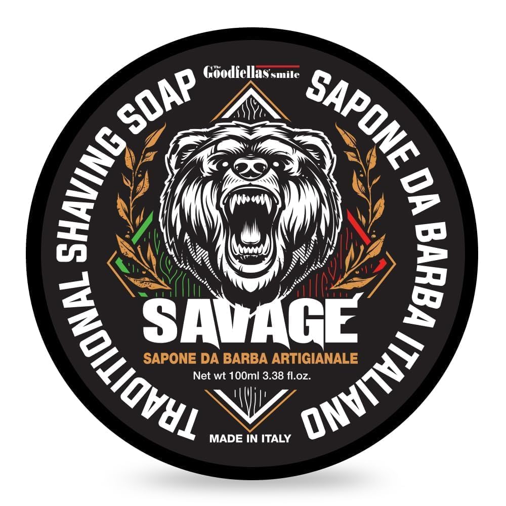 THE GOODFELLAS' SMILE Savage Traditional Shaving Soap, 100 g