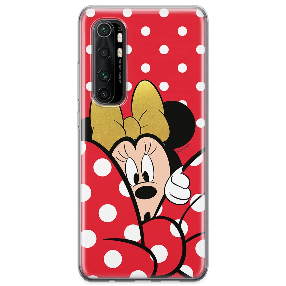 ERT GROUP mobile phone case for Xiaomi MI NOTE 10 Lite original and officially Licensed Disney pattern Minnie 015 optimally adapted to the shape of the mobile phone, case made of TPU