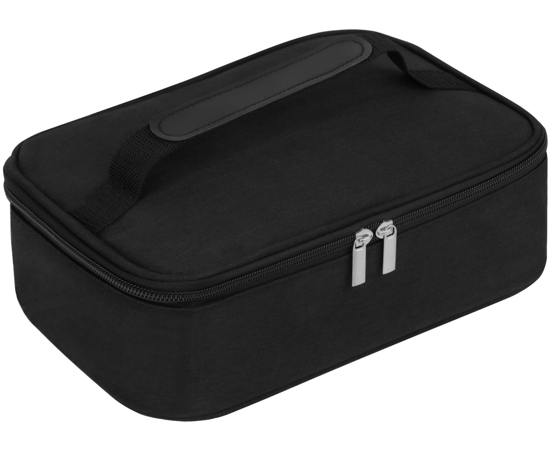 lmytdo Lunch Bag for Men, 3.6L Lunch Box Wide Open Insulated Cooler Bag Waterproof Leak-Proof Thermal Lunch Bag with Handle for Adults Kids School Outdoor Picnic Work (Black)