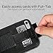 iPhone 6/6s Wallet Case, ZVE iPhone 6s case Card Holder, iPhone6 case with Credit Card Holder & ID Card Slot-Apple iphone6/6s-Durable Shockproof Cover for Apple iPhone6 Black-Black