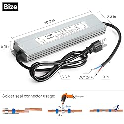LED Power Supply 150 Watts LLTOP Waterproof IP67