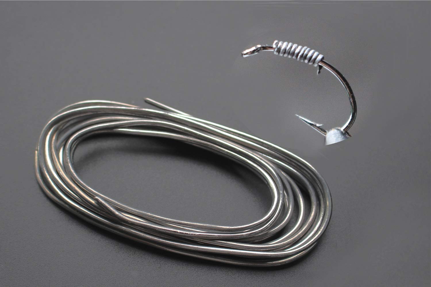 Tigofly 4 sizes 2m Fly Tying Rib Soft Round Lead Wire Thread Line Nymph