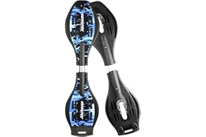 Magnitt RipStik Caster Board, Deluxe Junior Rip Stick with Illuminating Wheels for More Excitement,Fun and Visibility, Ripsti
