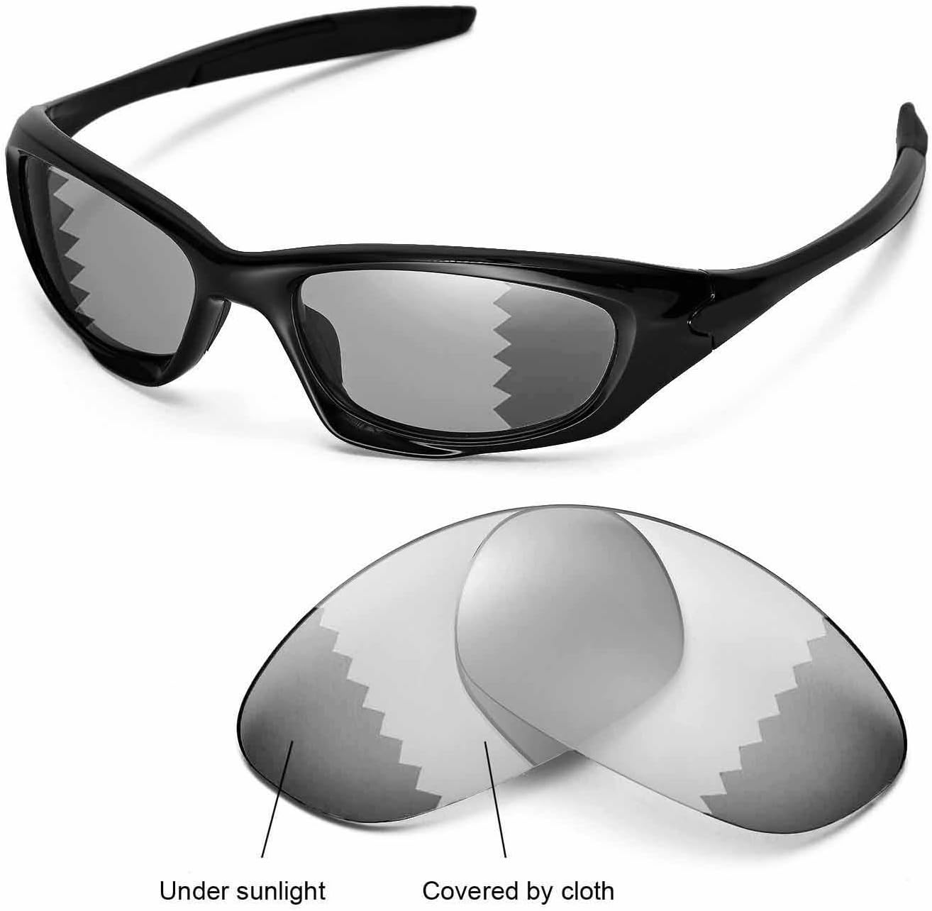 Walleva Replacement Lenses for Oakley New Twenty (2012&After) Sunglasses - 8 Options Available