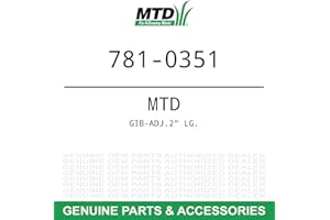 MTD GENUINE PARTS Mtd 781-0351 Log Splitter Adjustable Gib Genuine Original Equipment Manufacturer (OEM) Part