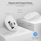 Rii RK200 Wireless Keyboard and Mouse 104 Keys UK Layout White (AAA Battery) view 5