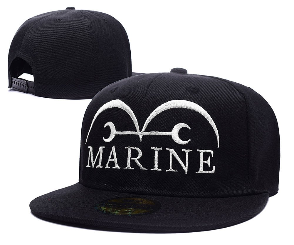 One Piece Marine Flag Anime Logo Adjustable Snapback Caps Embroidery Hats Buy Online In Bahamas At Bahamas Desertcart Com Productid