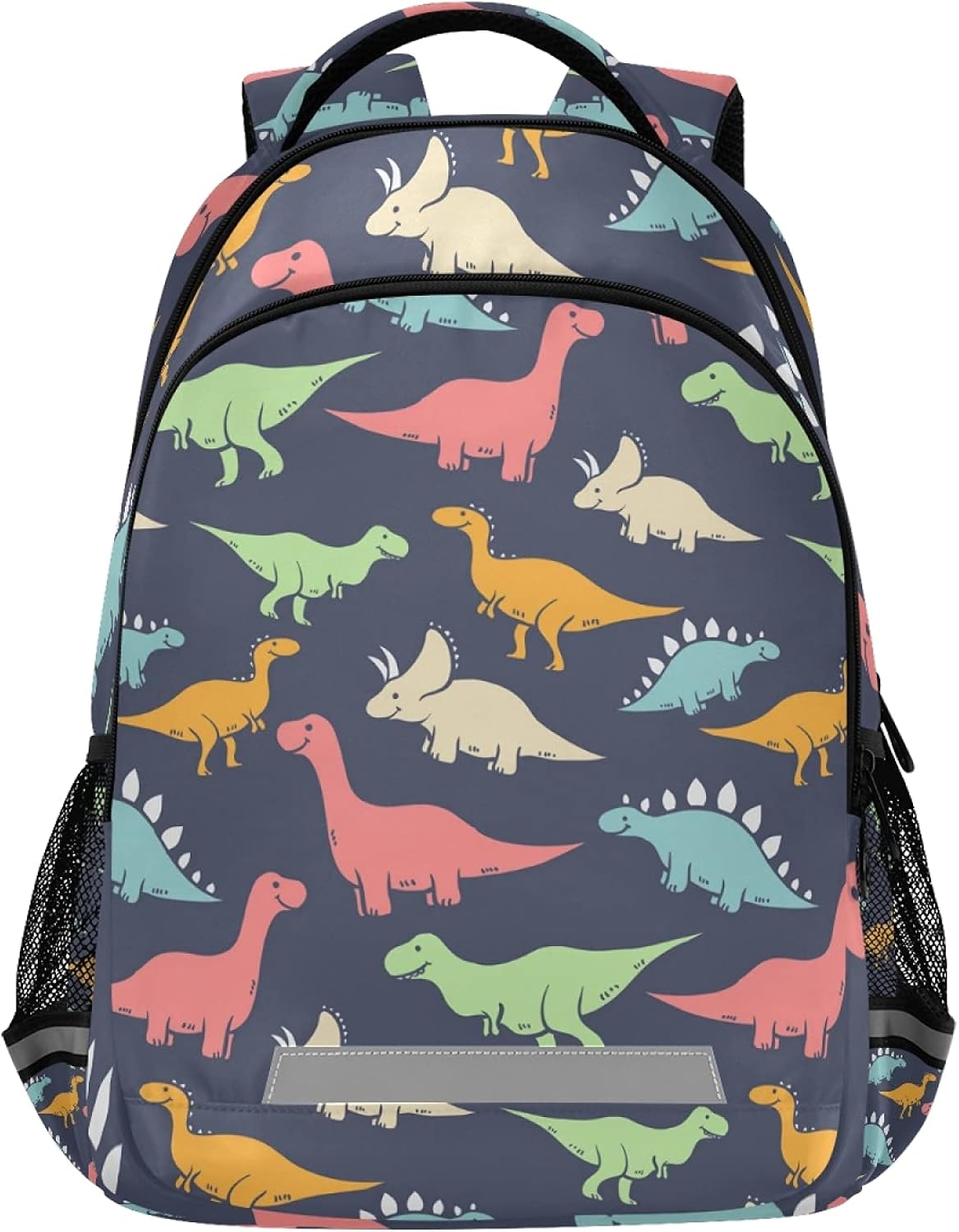 Colorful Dinosaur School Backpack Student Backpack for Teens Students