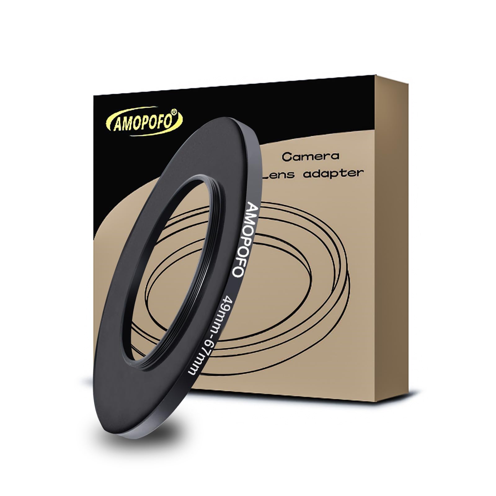 49mm to 67mm Step Up Ring Filter Adapter for canon Nik NEX M4/3 UV,ND,CPL, 49-67mm Step Up Ring Adapter