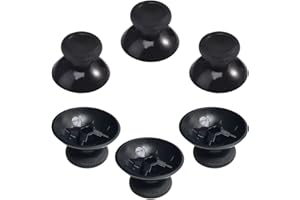 OSTENT Analog Stick Cap Replacement Repair Compatible for Microsoft Xbox One Controller - Pack of 6