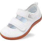 Besroad Womens Walking Shoes Wide Diabetic Shoes Adjustable Barefoot Casual Sneakers Breathable Zero Drop Arthritis Edema Sneakers Indoor Outdoor