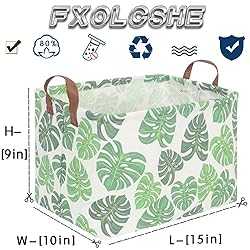 FXOLCSHE Rectangular Green Basket,Jungle nursery