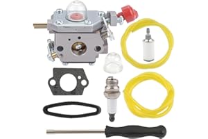 Powtol 753-06288 Carburetor for Troy bilt TB35EC TB430 TB2044XP TB2MB M25B RM430 MS2560 MS2550 TB2040XP MS9900 Blower Trimmer Craftsman 27cc Weedeater Carburetor C1U-P27