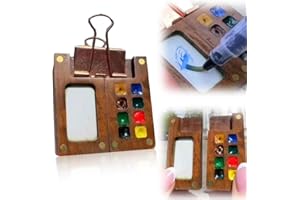 GENERIC 2026 New Tobios Watercolor Kit, Mini Watercolor Paint Set Paint Palette Travel Kit, Pocket Artist Watercolor Travel Set, Mini Portable Watercolor Travel Set (8 Grid)