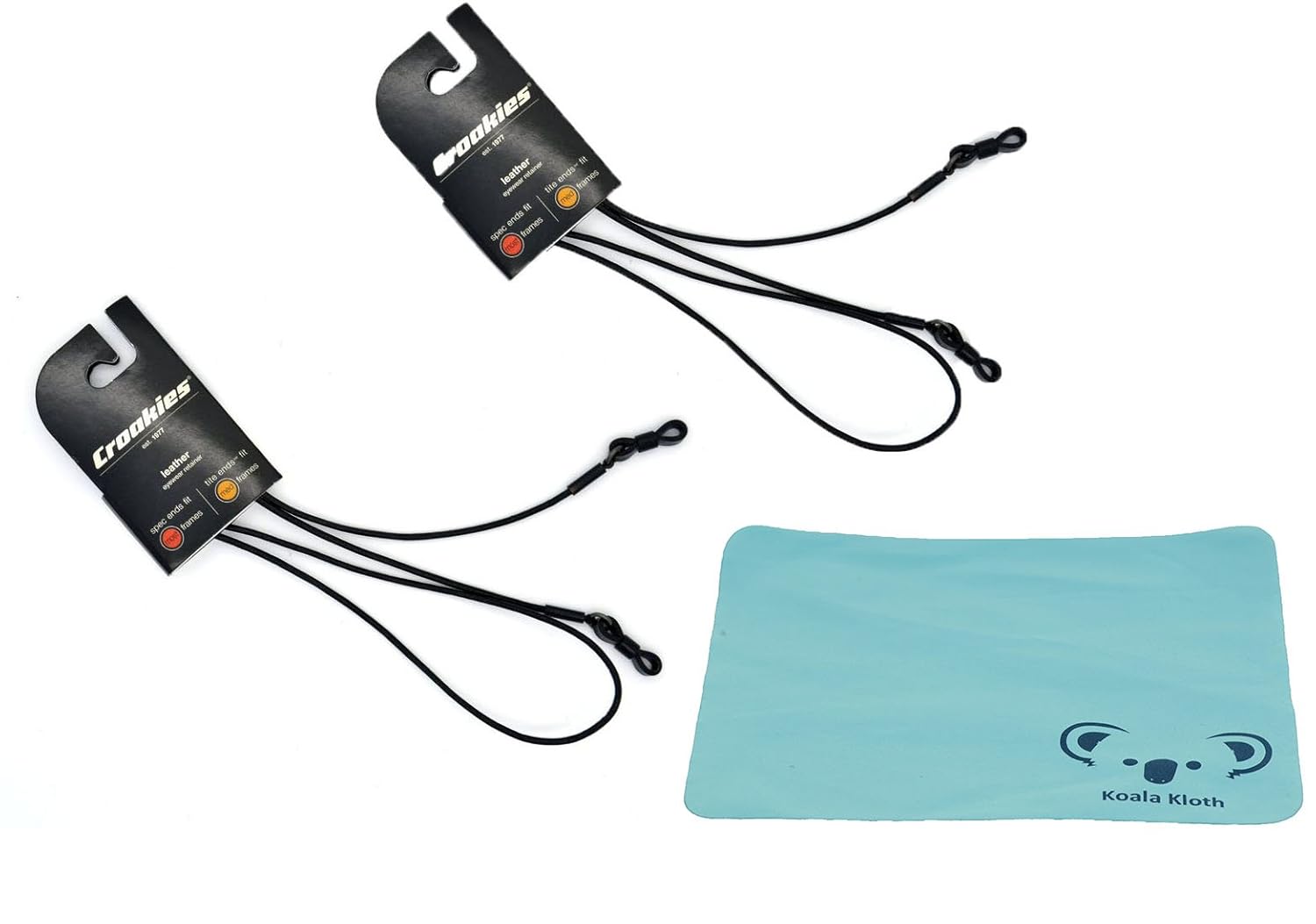 Croakies Premium Leather Eyewear Retainer Eyeglass Strap