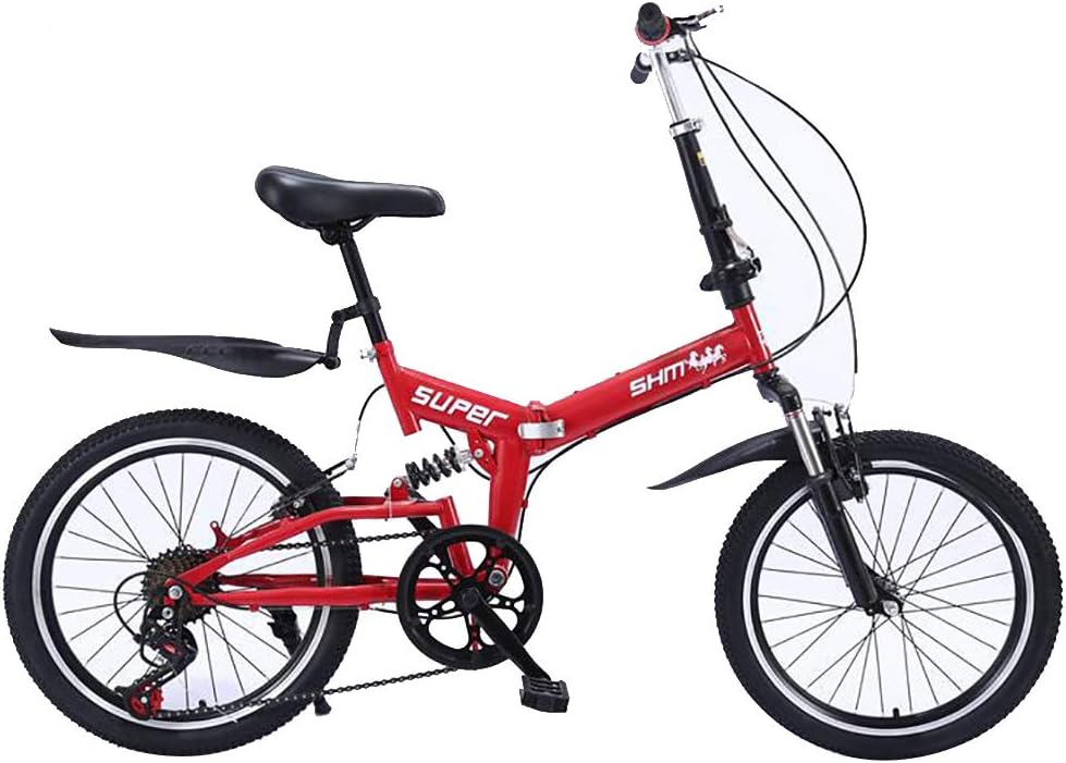folding bike with suspension