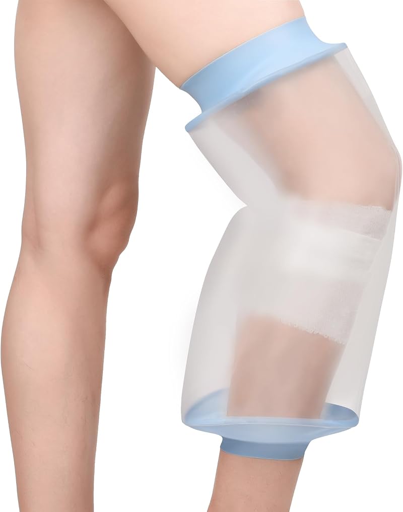 Fasola Cast Cover Knee Adult for Showering Reusable Waterproof Seal