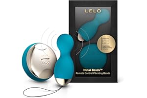 LELO HULA Beads, Twisting, Turning and Vibrating Pleasure Beads (Kegel Balls for Women) Vibrator Egg Ben Wa Balls Bullet Vibr