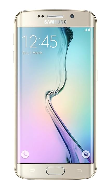 Samsung Galaxy S6 Edge Gold 64GB Sim-Free Smartphone (Generalüberholt)