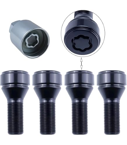 Amazon.com: McGard 27226 Chrome Bolt Style Cone Seat Wheel Locks