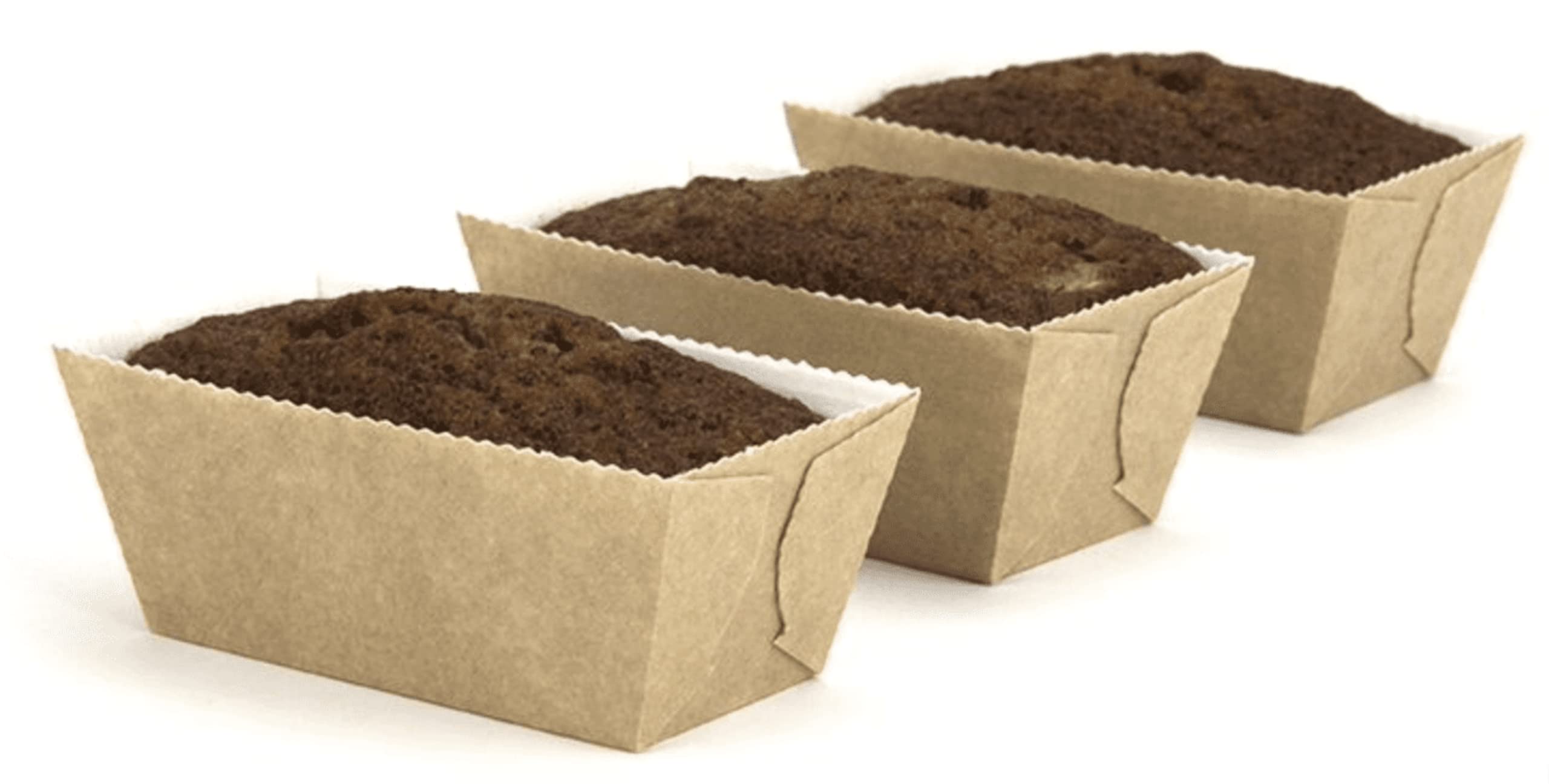 Bakery Direct Disposable Card Large 1lb loaf Moulds Cake Bread (10)