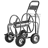 XtremepowerUS Hose Reel Cart, Hose Cart with