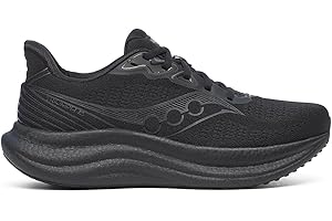 Saucony Mens Triumph 23 Running Shoe, Triple Black, 11.5 W US