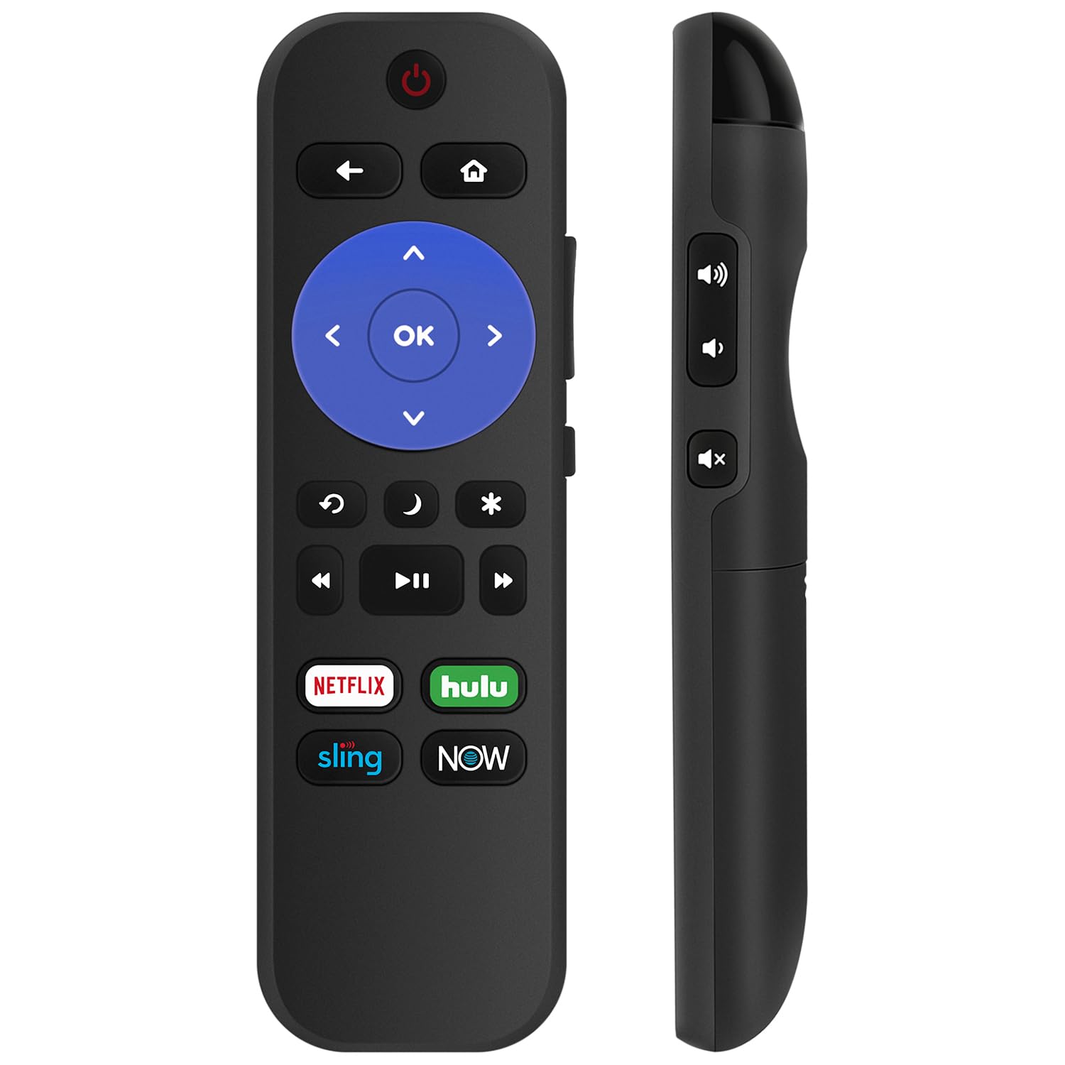 Photo 1 of Replacement Remote fit for ONN Roku TV 100021258 100012585 100012588 100012590 100021261 100012589 100012584 100012590 100012587 100005397 100005843 100005395 100007147 100024699 100012586 100005396