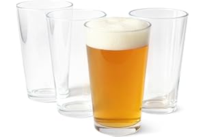 �鶹�� Basics Pint Glasses, 4-Piece Set, 473ml, Dishwasher-Safe