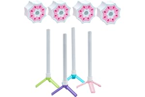 LFSUM Cup Drying Stander Holder for Cup Turner Machine Kit, Drying Stander Holder with Pipe, DIY Glitter Epoxy Tumblers Cup Turner Kit (4 Color R&Foam)