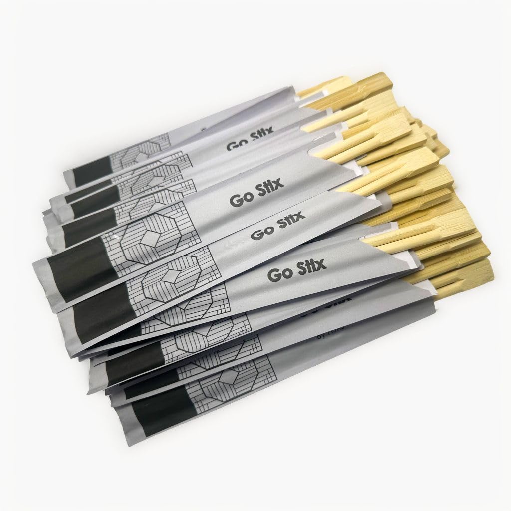 Photo 1 of 100 Pack Premium Bamboo Chopsticks – Strong, Smooth, and Eco-Friendly Disposable Chopsticks